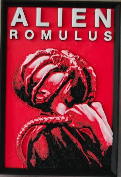 Alien Romulus movie poster fridge magnet