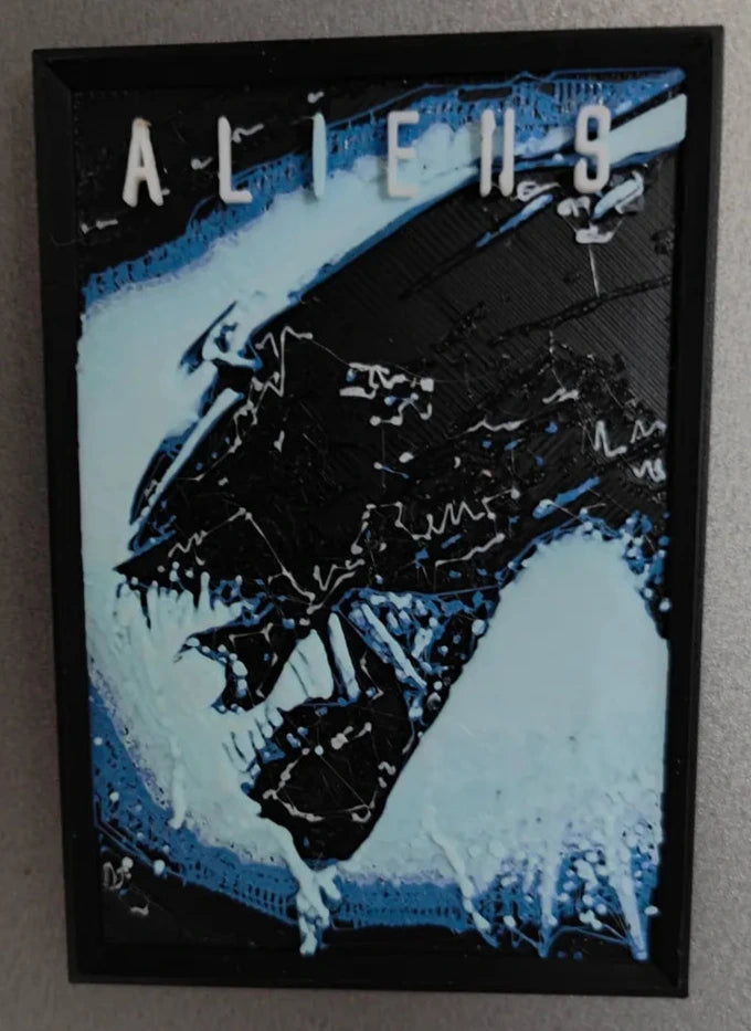Aliens movie poster fridge magnet