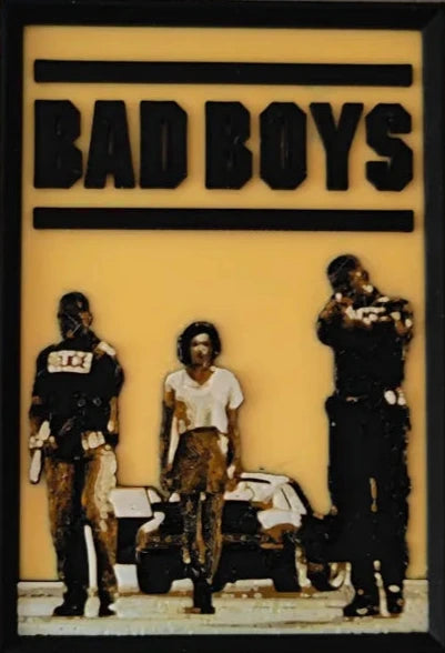 Bad Boys movie poster fridge magnet