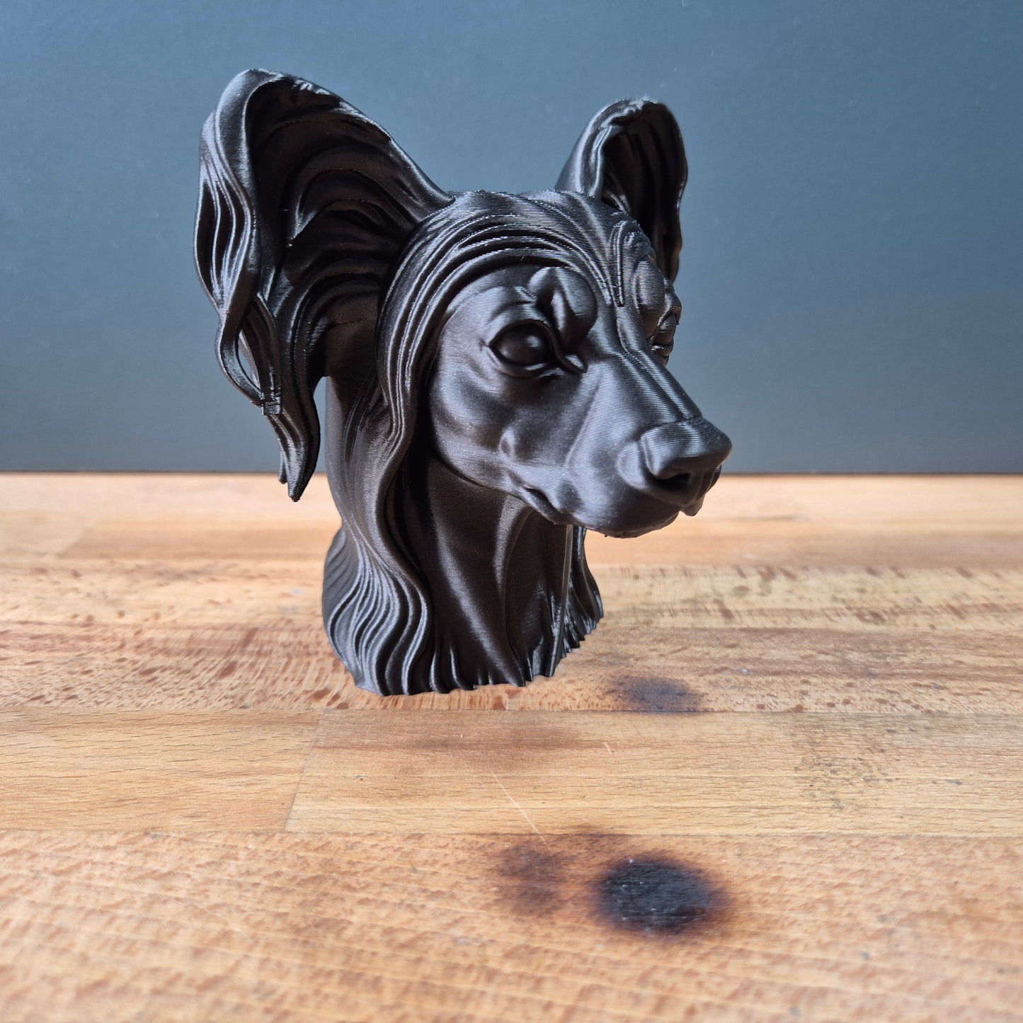 Chinese Crested Bust