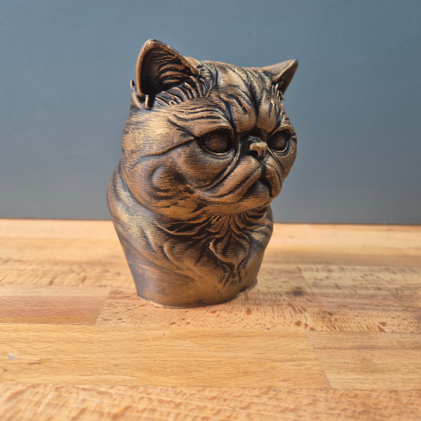 Exotic Shorthair Cat Bust