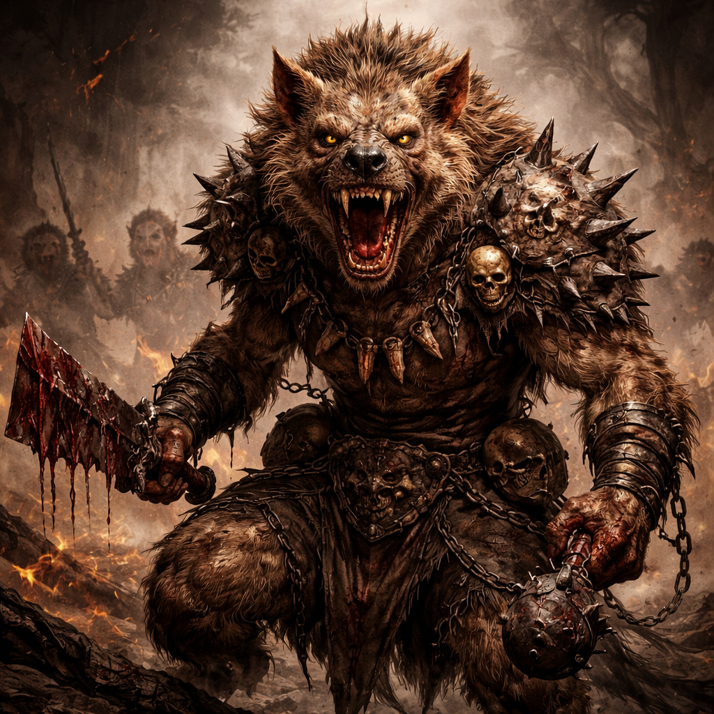 Gnoll – Hueforge Fan Art