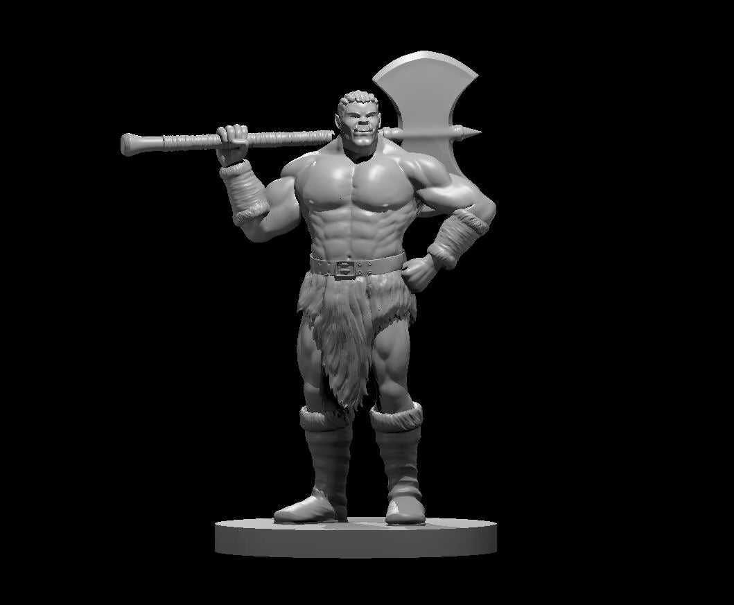 thumbnail image 2 of Mountain Orc Warrior Miniatures Set Of 6: D&D, Pathfinder, Tabletop RPG - UK 2 of 9