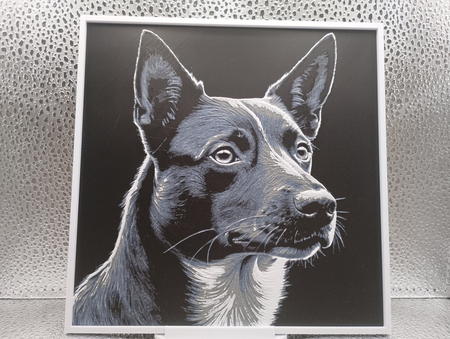 Australian Kelpie – Hueforge 3D-Printed Artwork