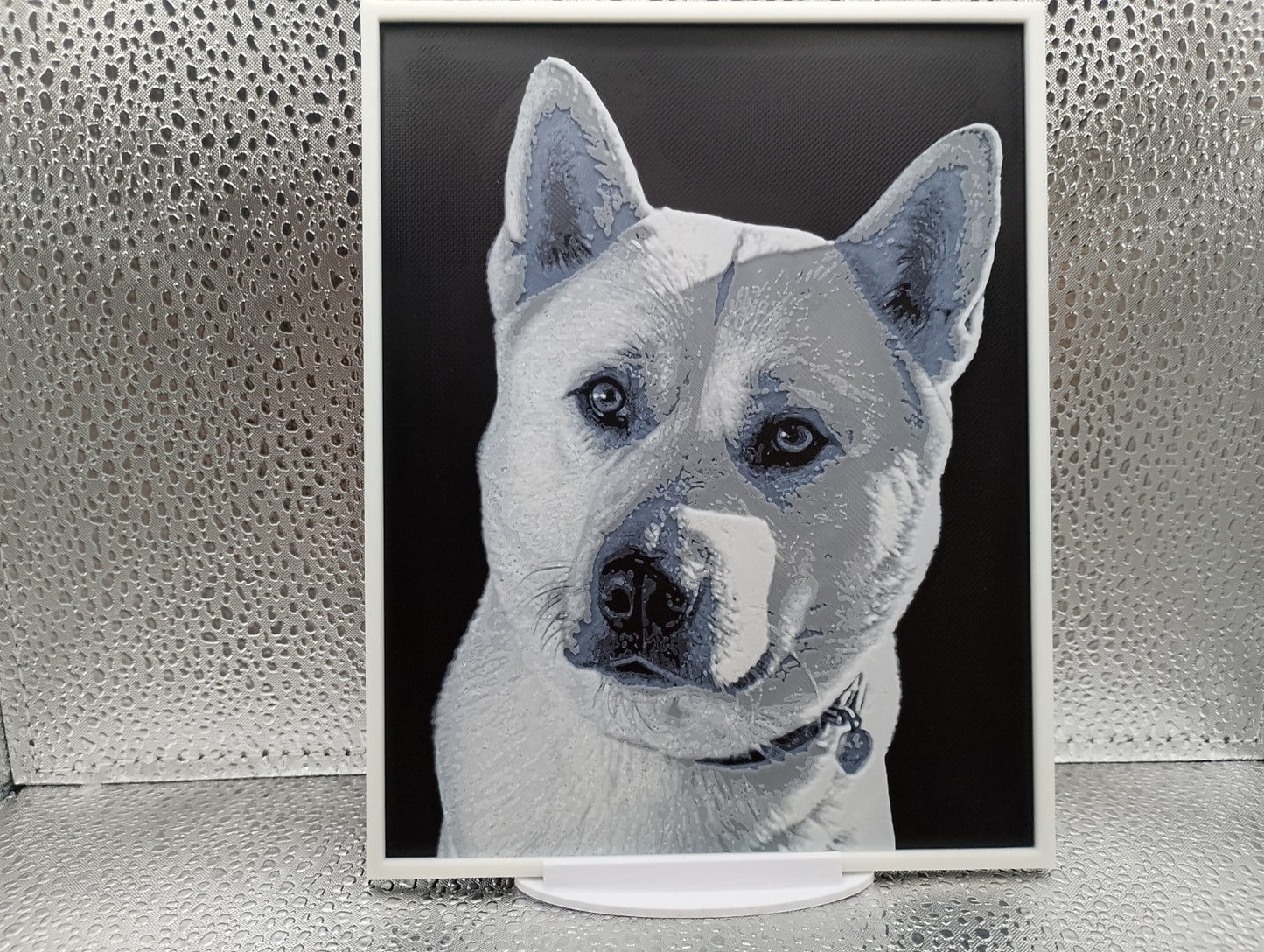 Japanese Akita Inu hueforge