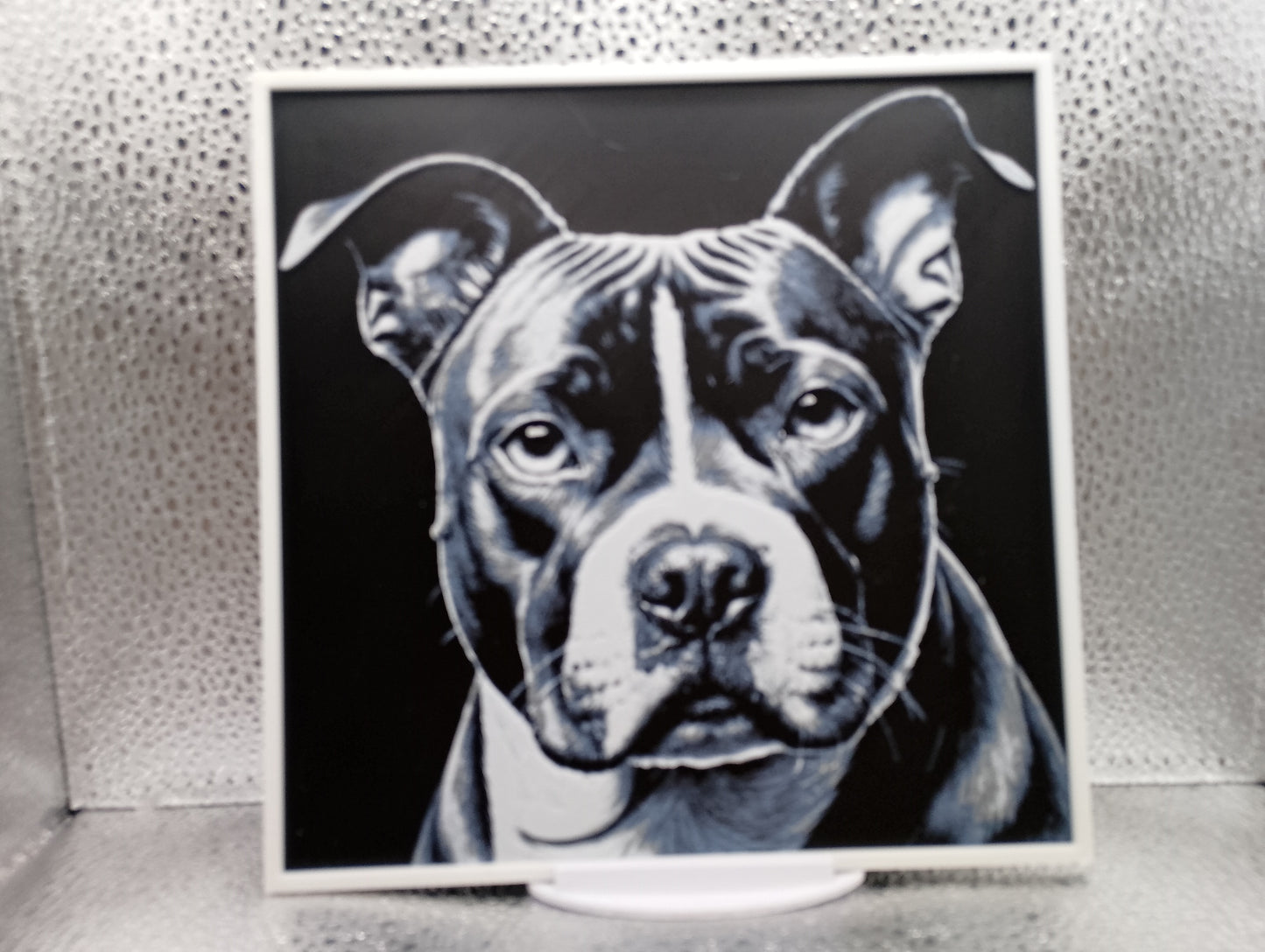 Amstaff – Hueforge 3D-Printed Artwork