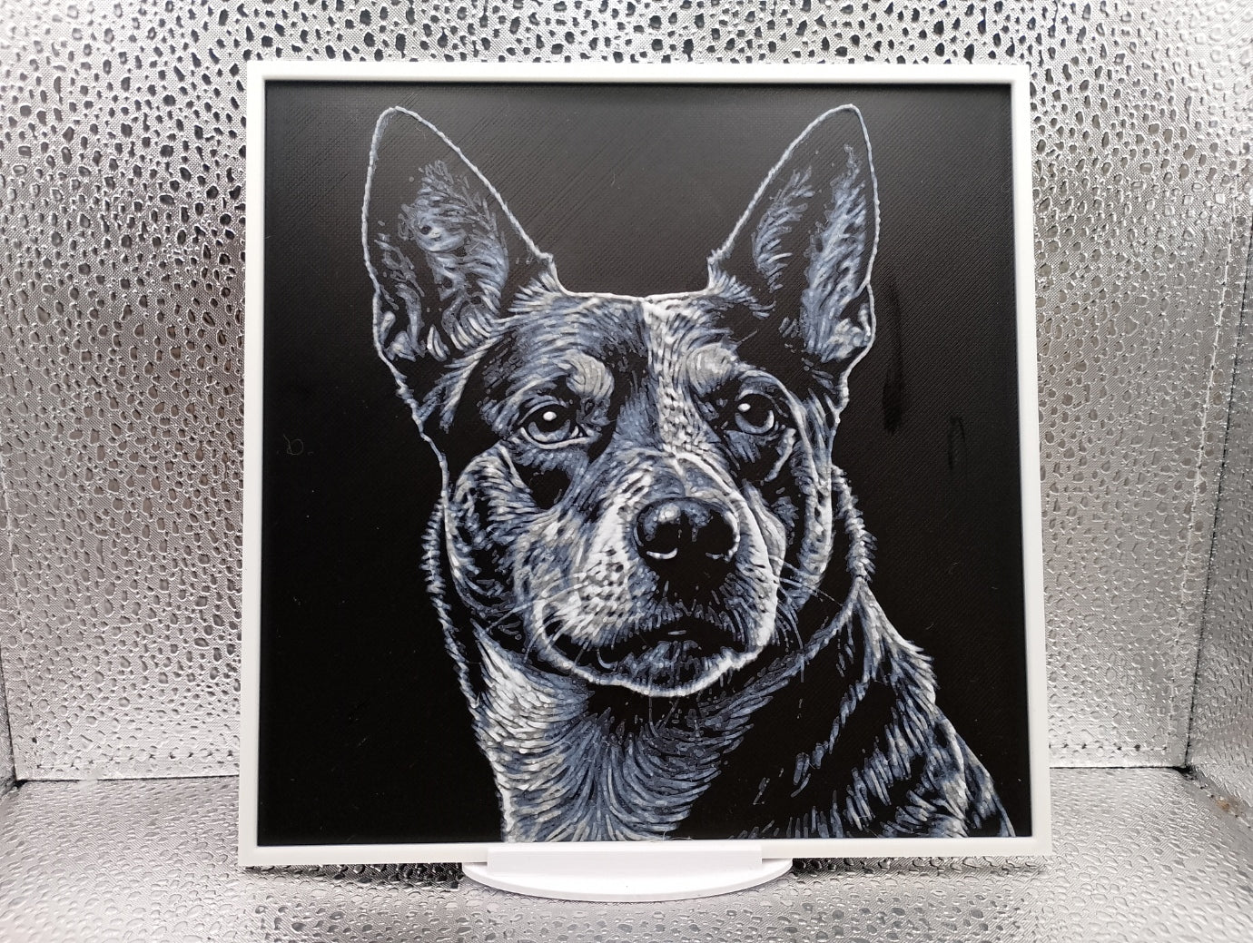 Australian Cattle Dog – Hueforge 3D-Printed Artwork