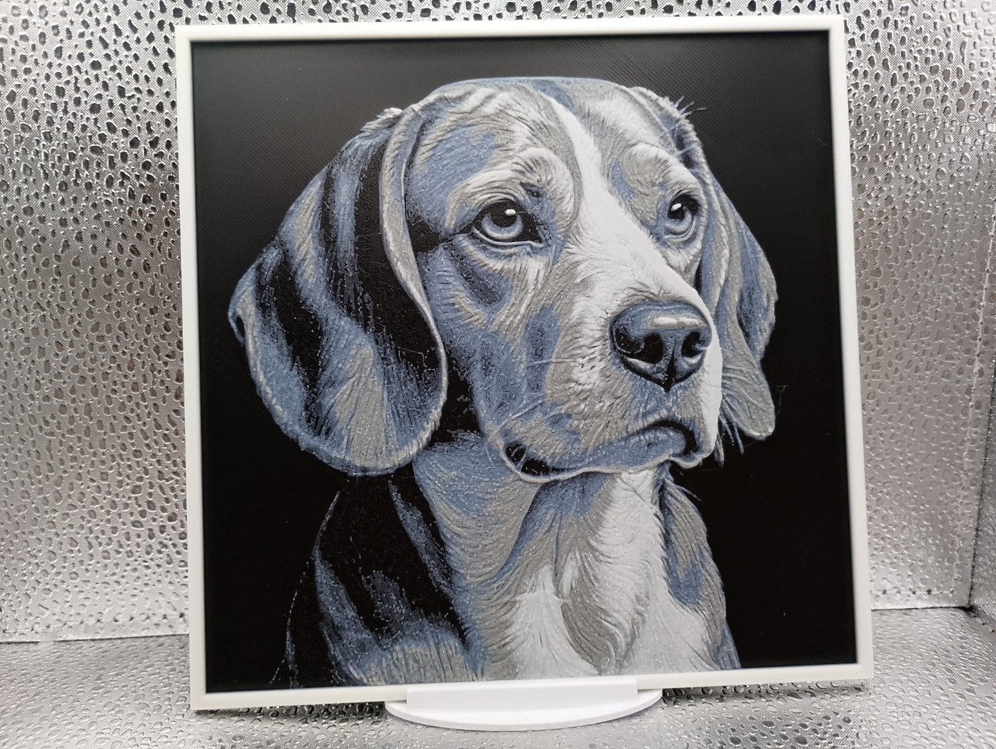Beagle – Hueforge 3D-Printed Artwork
