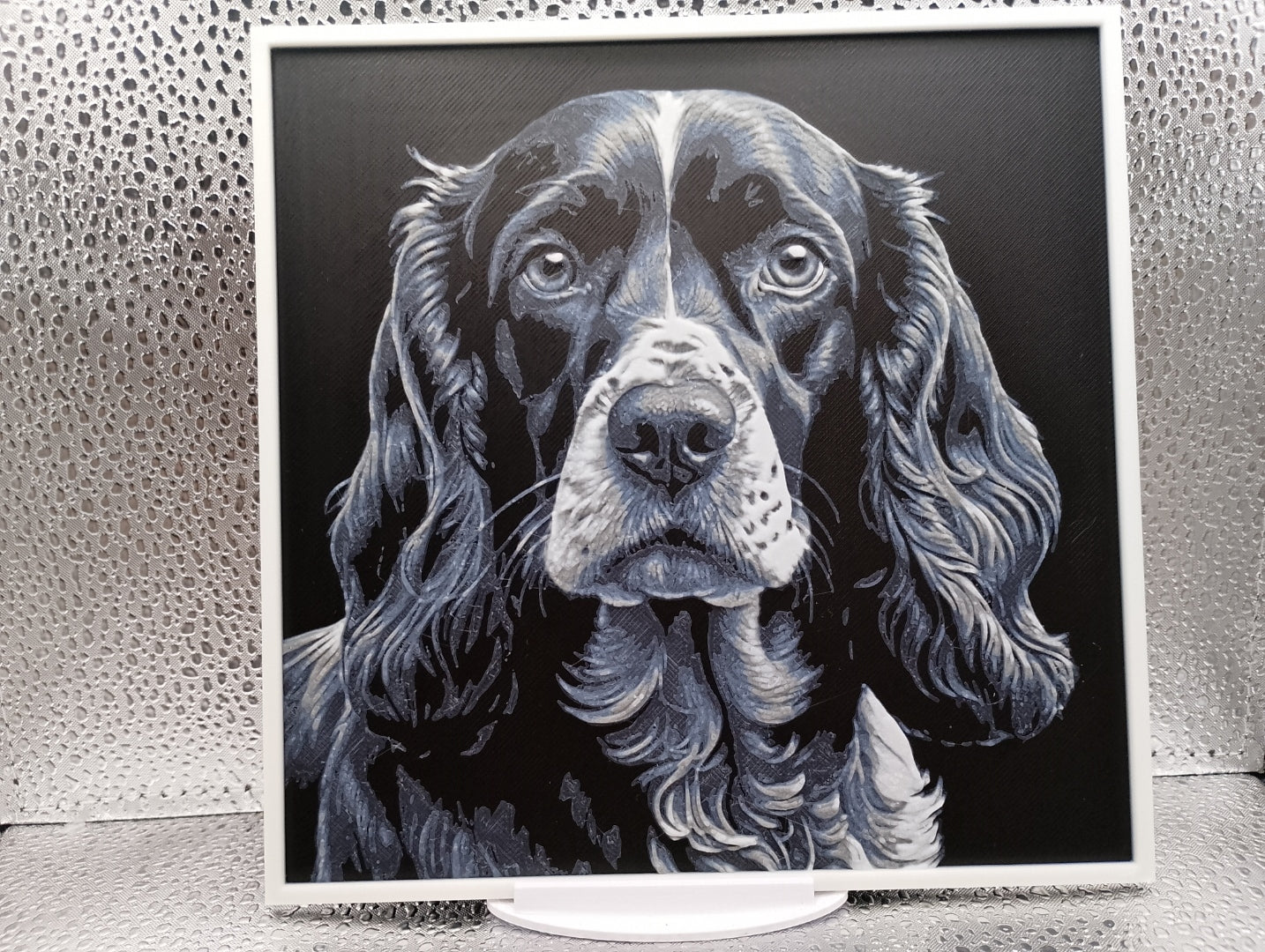 American Cocker Spaniel – Hueforge 3D-Printed Artwork