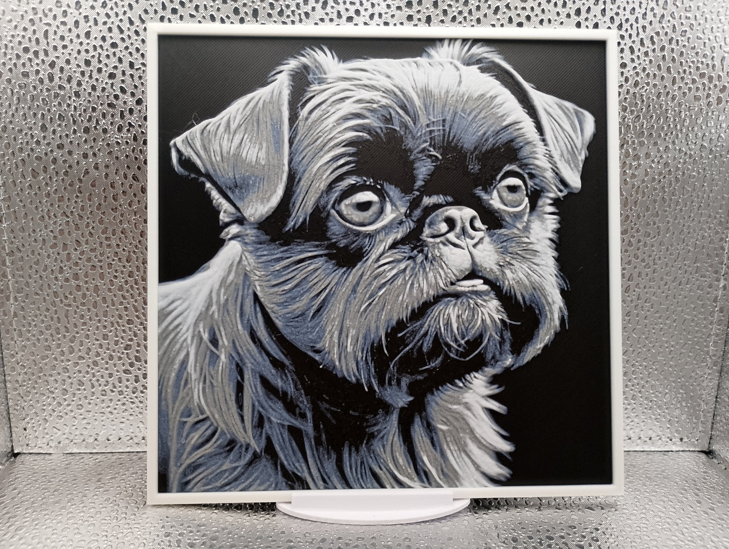 Brussels Griffon hueforge