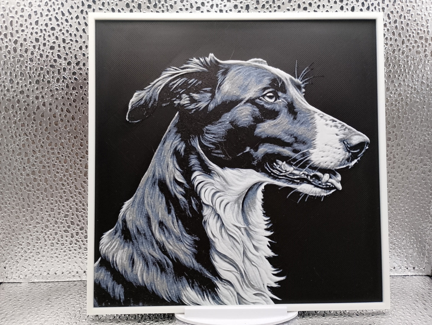 Borzoi – Hueforge 3D-Printed Artwork