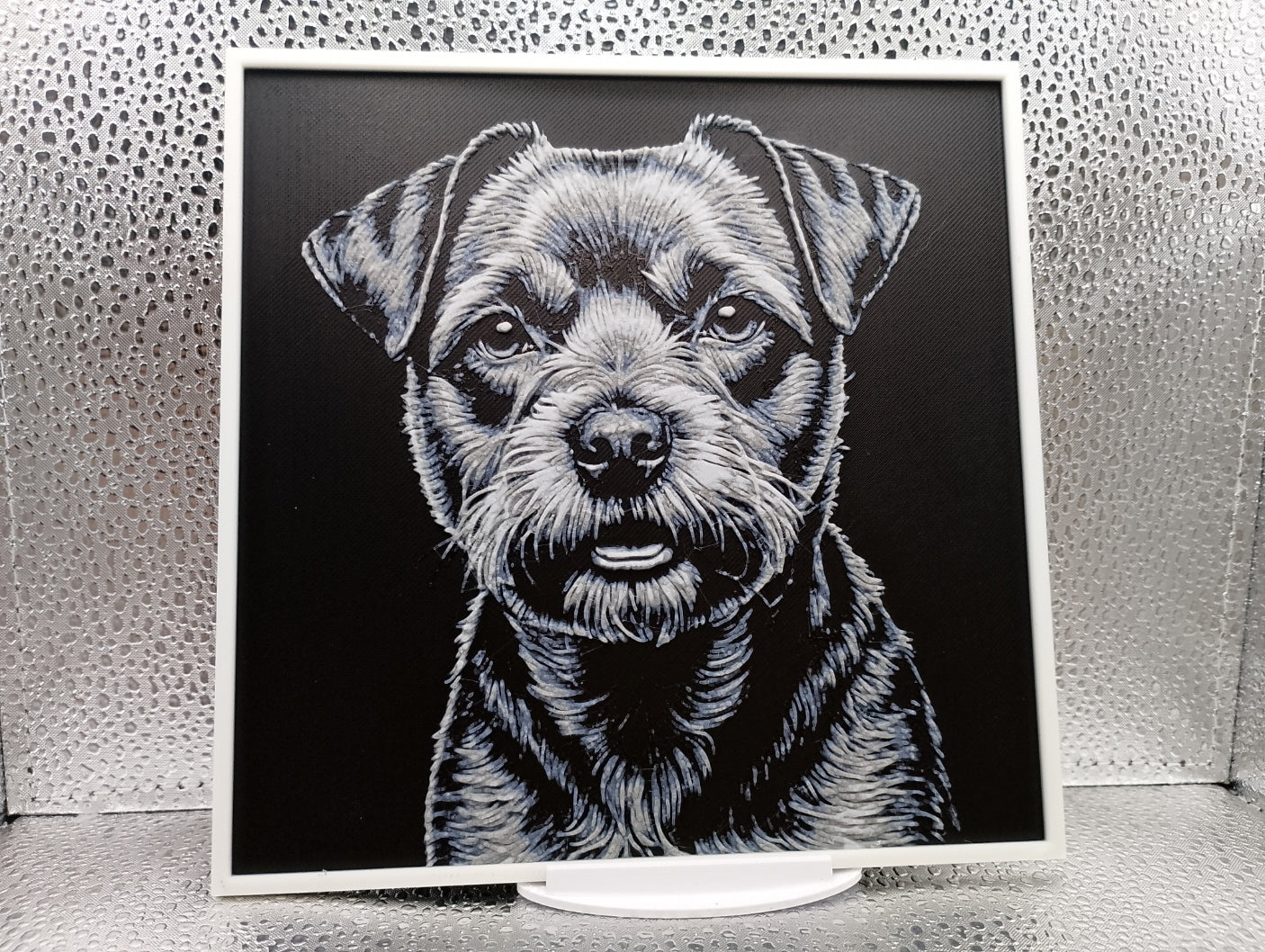 Border Terrier hueforge