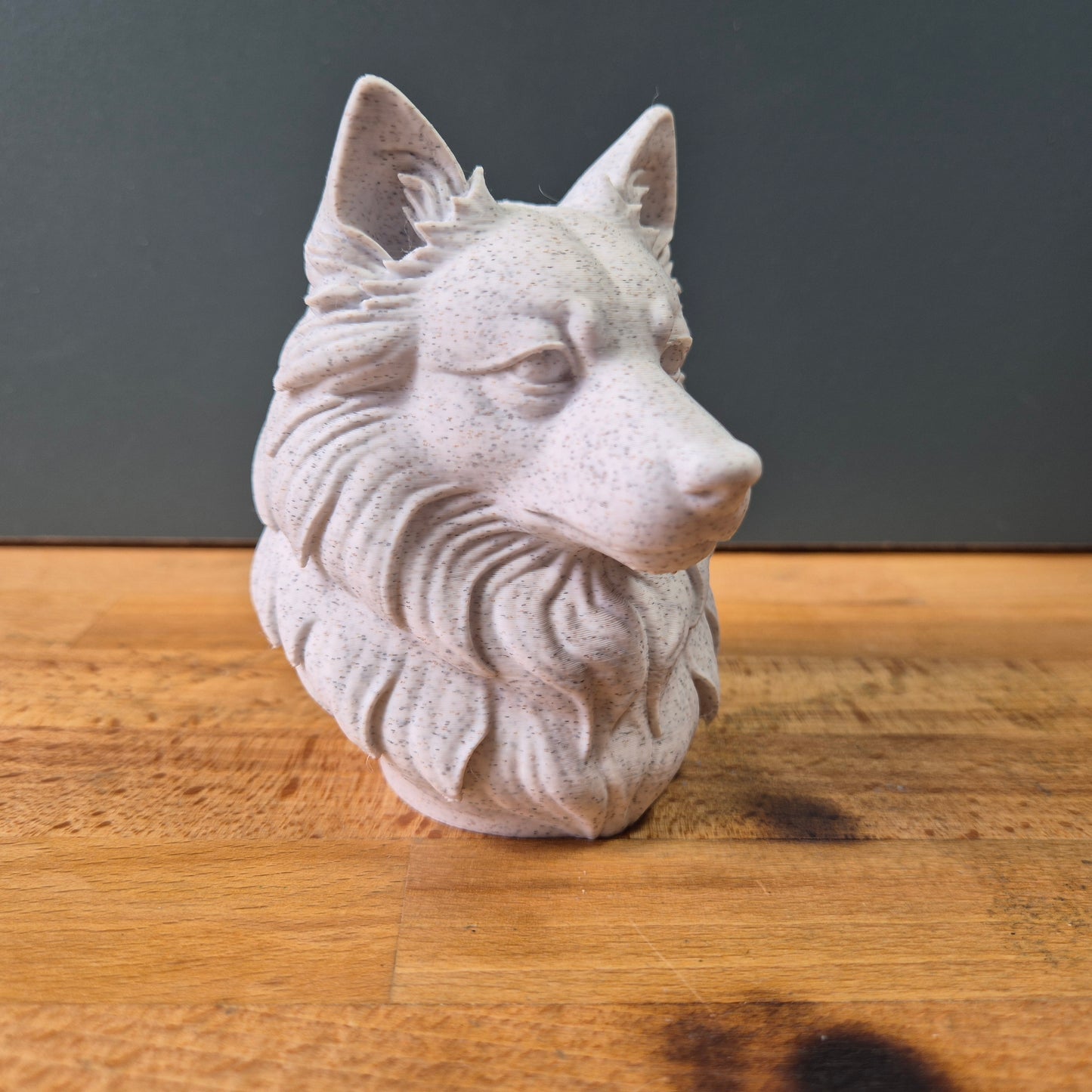 Japanese Spitz Bust