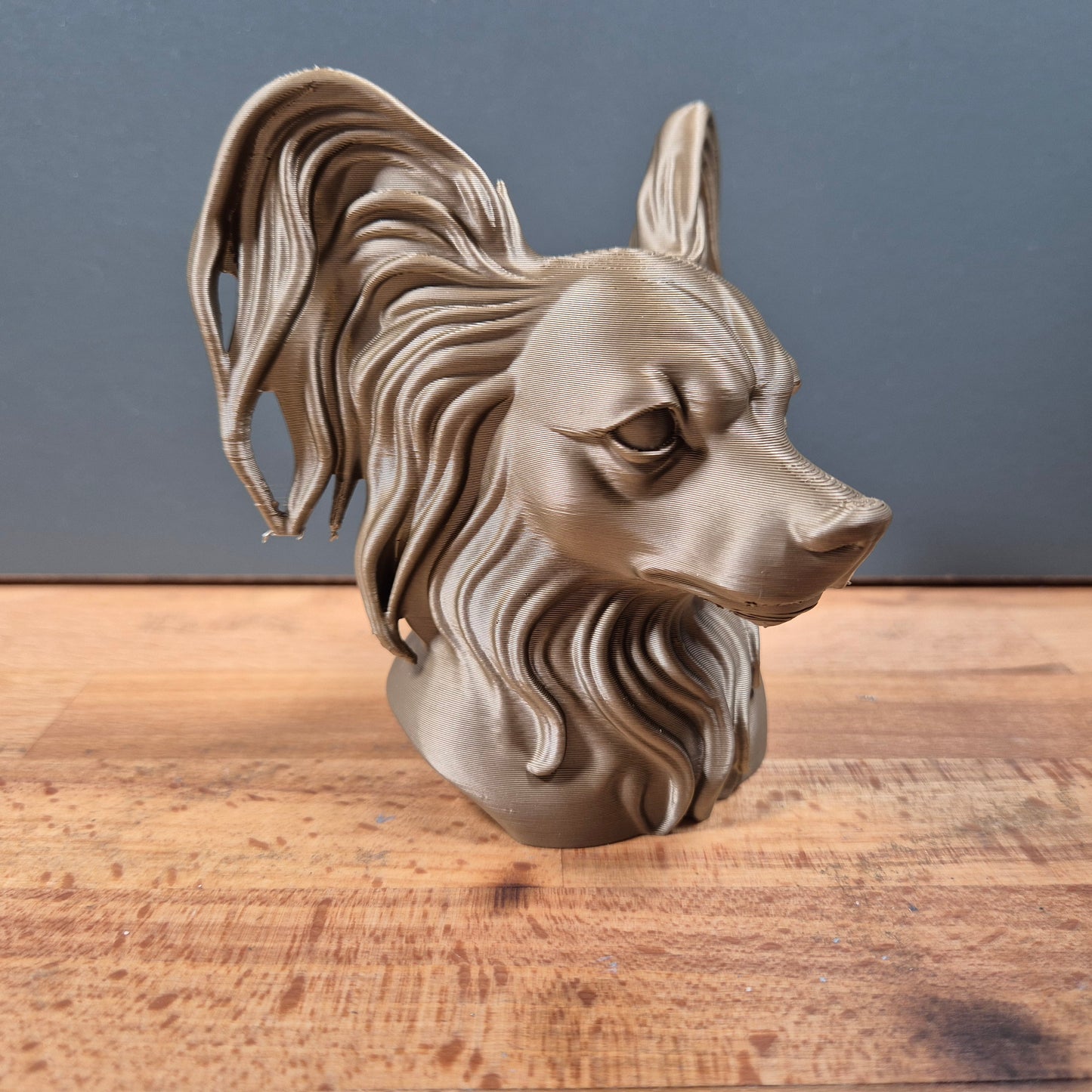Papillon Dog Bust