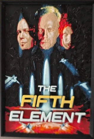 The Fifth Element Movie Poster Fridge Magnet