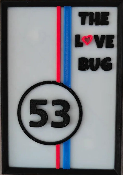 The Love bug Herbie movie poster fridge magnet
