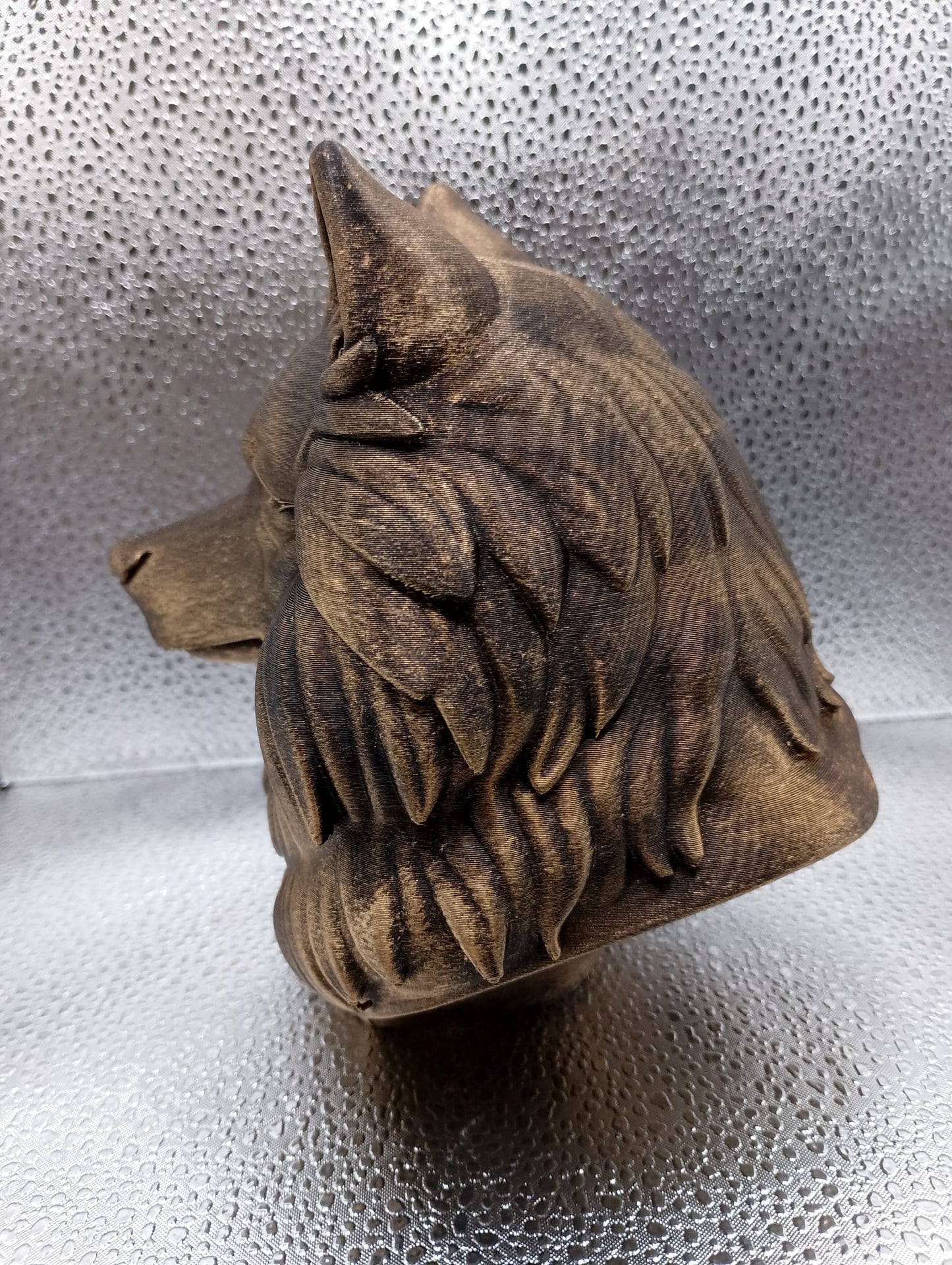 Wolf Spitz Bust