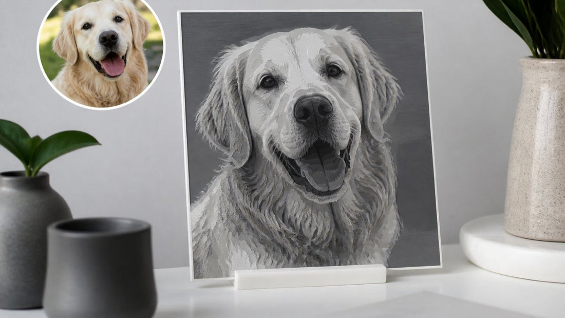 3D Printed Dog Portraits: Custom Photo Art Explained