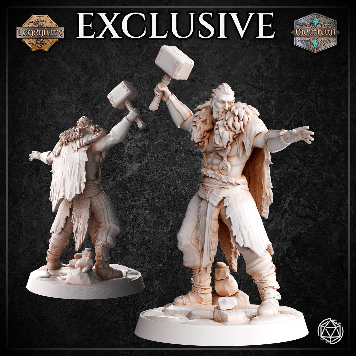 Dungeons & Dragons Thor Miniature
