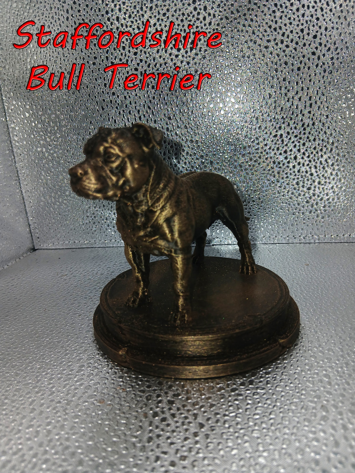 Staffordshire Bull Terrier – 7cm Standing Miniature Statue