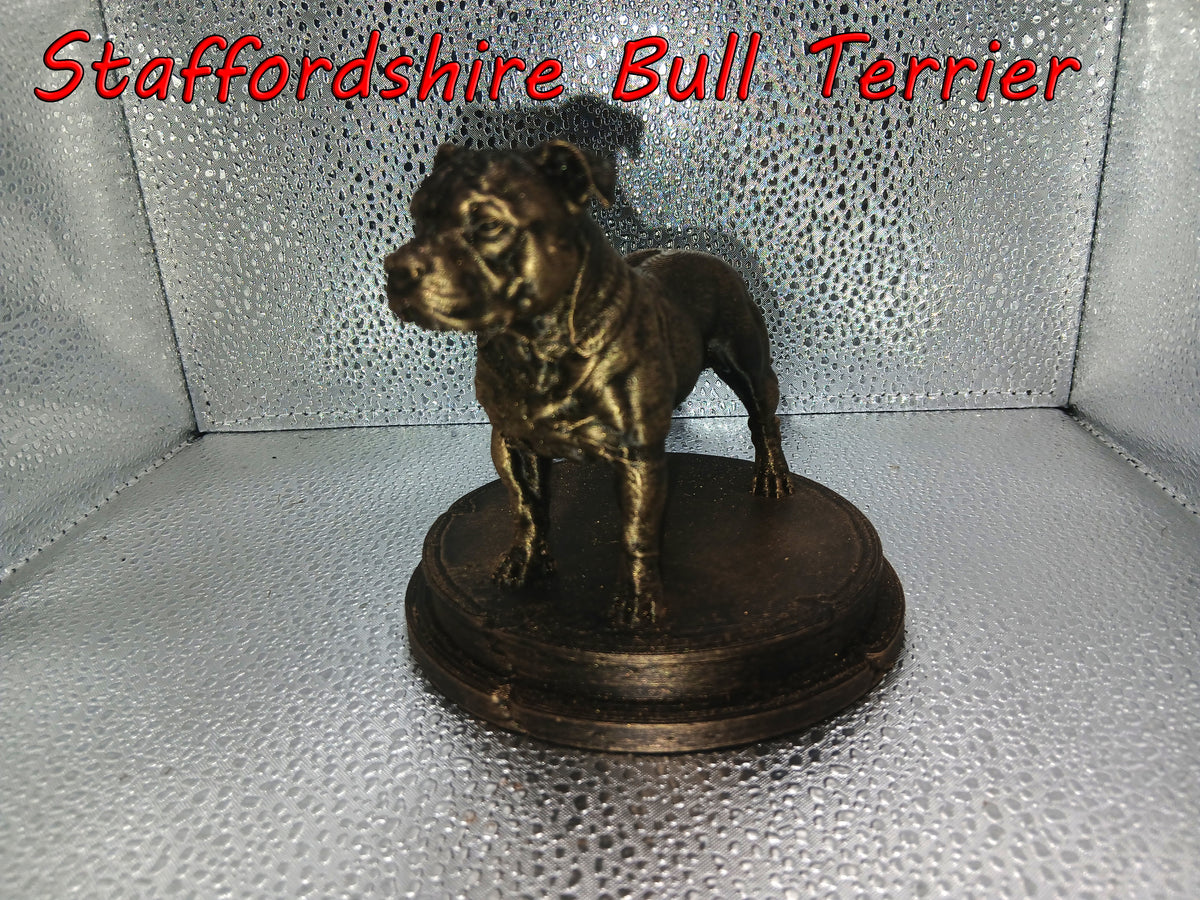 Staffordshire Bull Terrier – 7cm Standing Miniature Statue