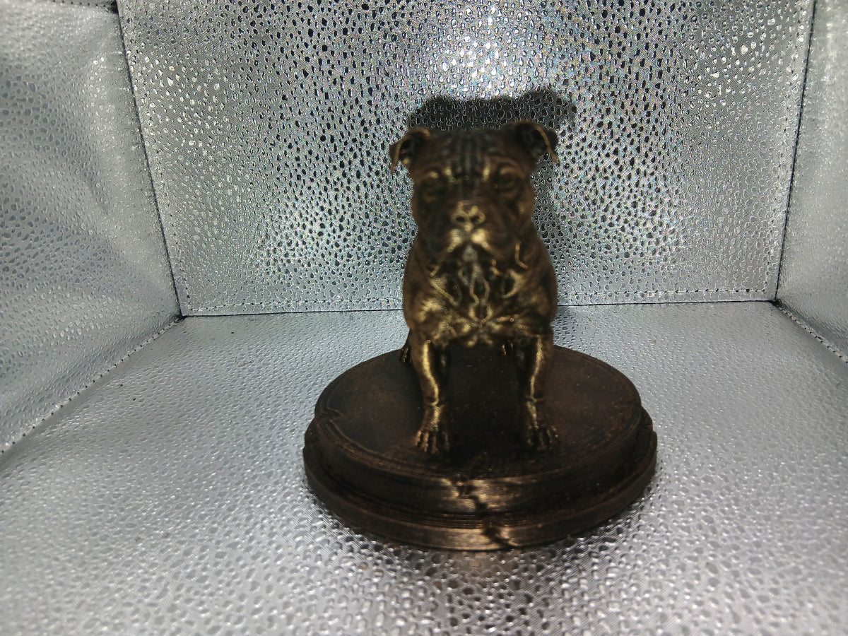 Staffordshire Bull Terrier – 7cm Standing Miniature Statue