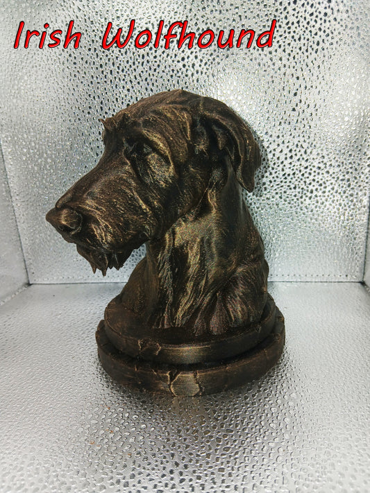Irish Wolfhound Bust