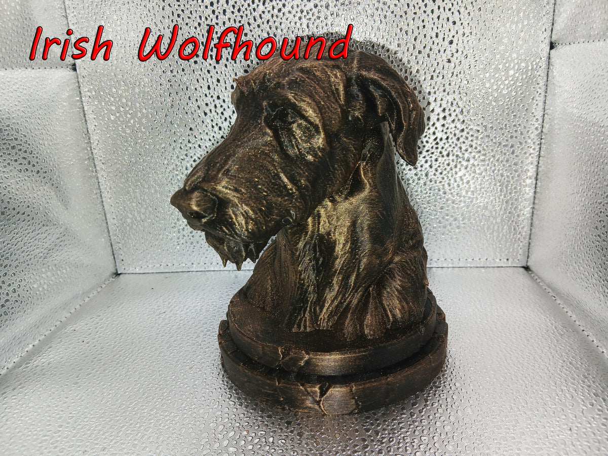 Irish Wolfhound Bust