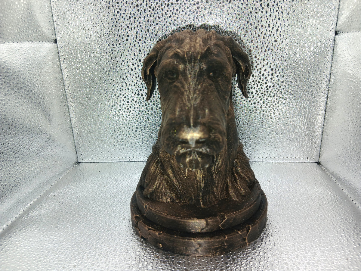 Irish Wolfhound Bust