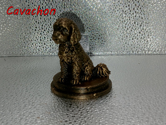 Cavachon – 7cm Miniature Statue
