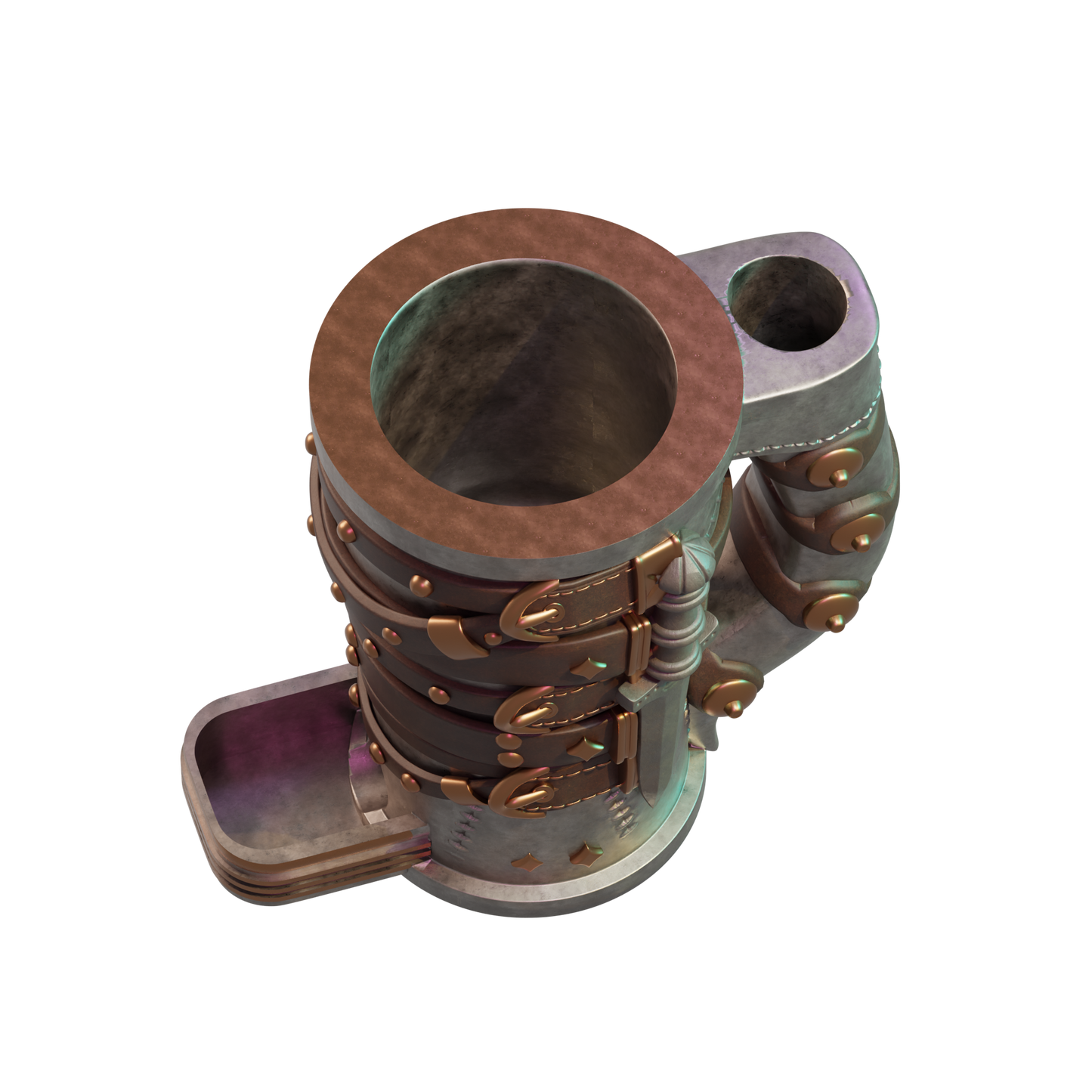 Warrior Dice Tower Mug