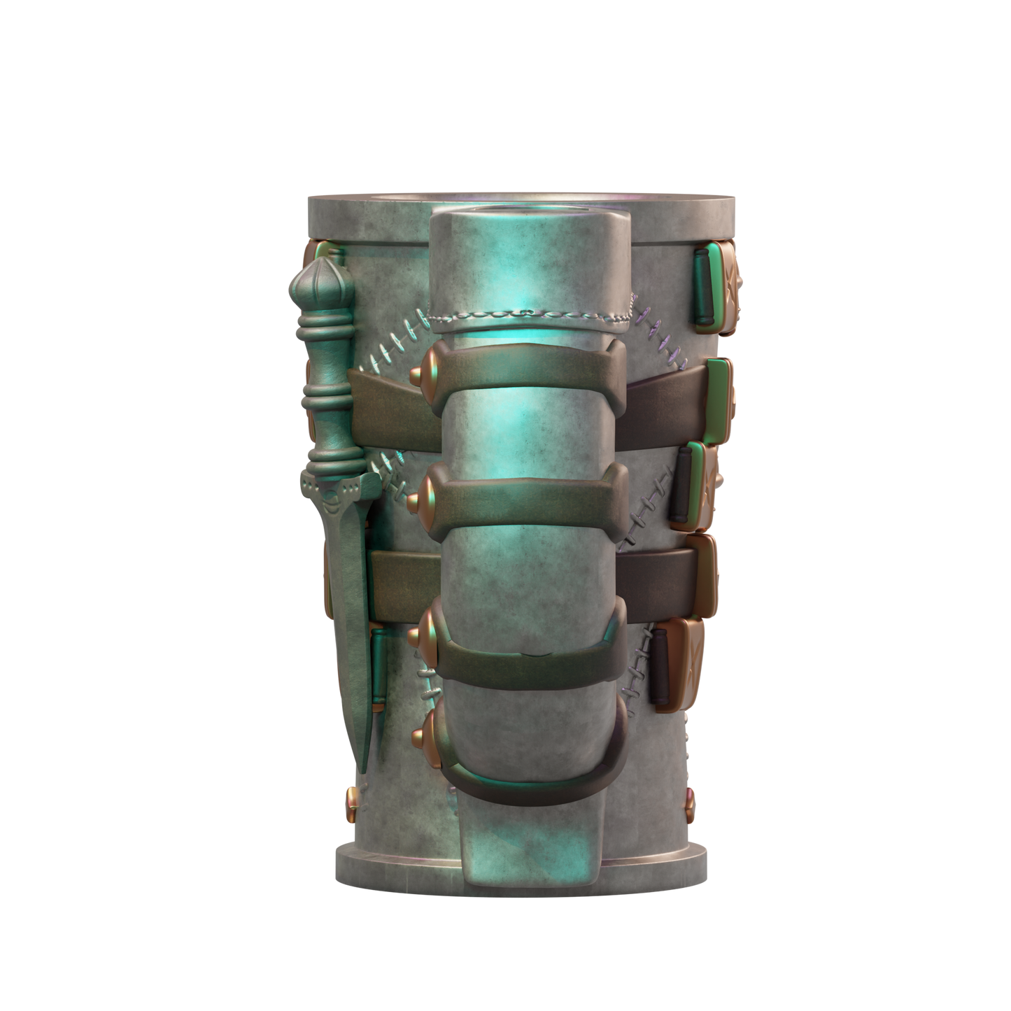 Warrior Dice Tower Mug