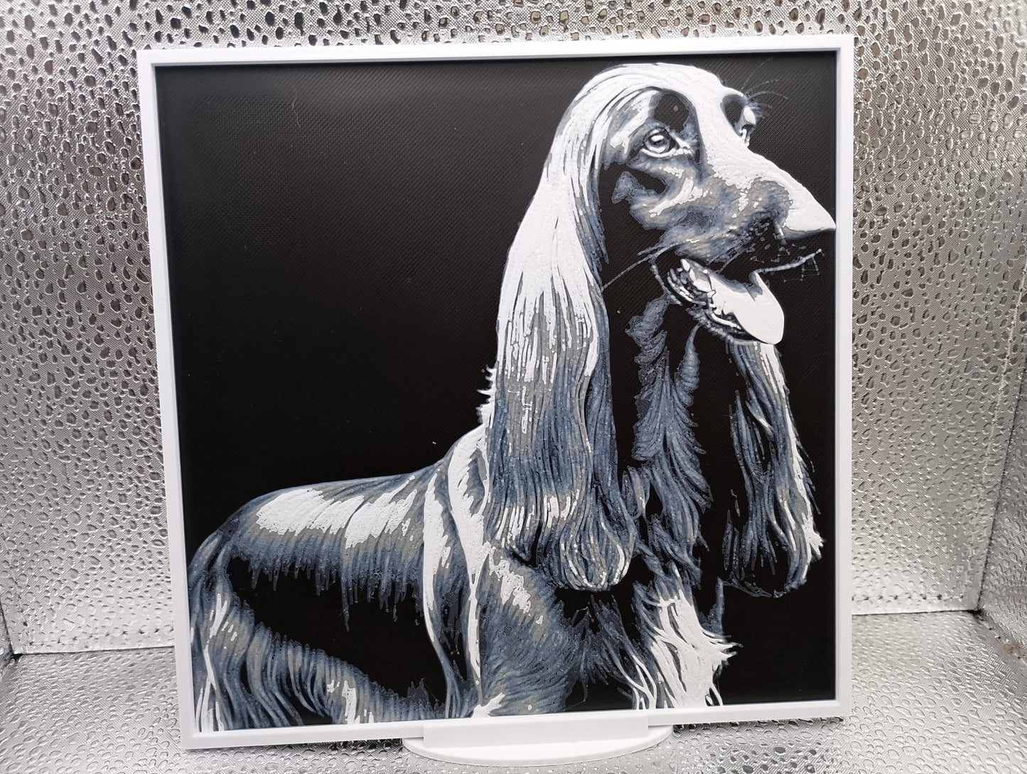 Afghan Hound Hueforge