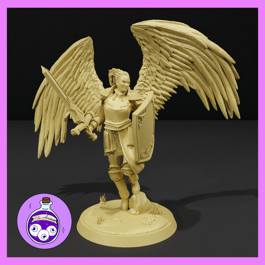 Dungeons & Dragons Female Aasimar Cleric Miniature