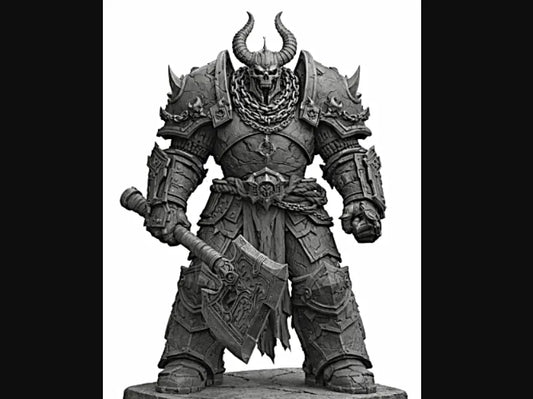 Dungeons & Dragons Abyssal Berserker Miniature