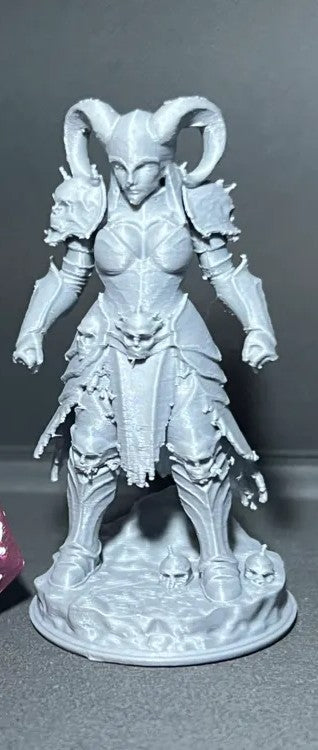 Dungeons & Dragons Abyssal Female Fighter Miniature