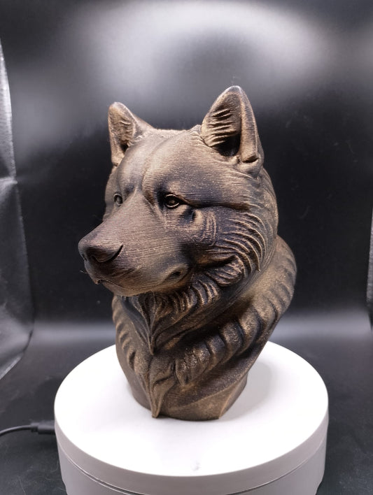 Alaskan Malamute Bust