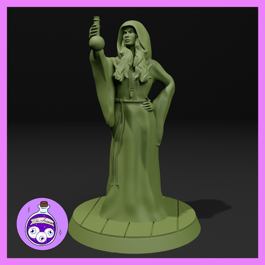 Dungeons & Dragons Alchemist Witch Miniature