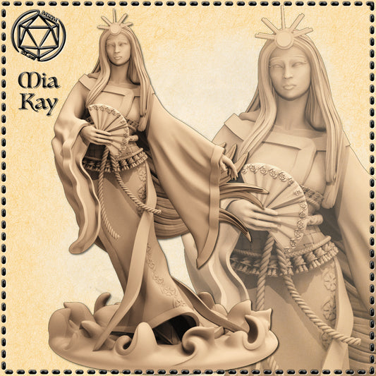 Dungeons & Dragons Amaterasu Sun Goddess Miniature