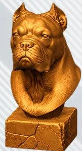 American Bully (Cropped Ears) Bust