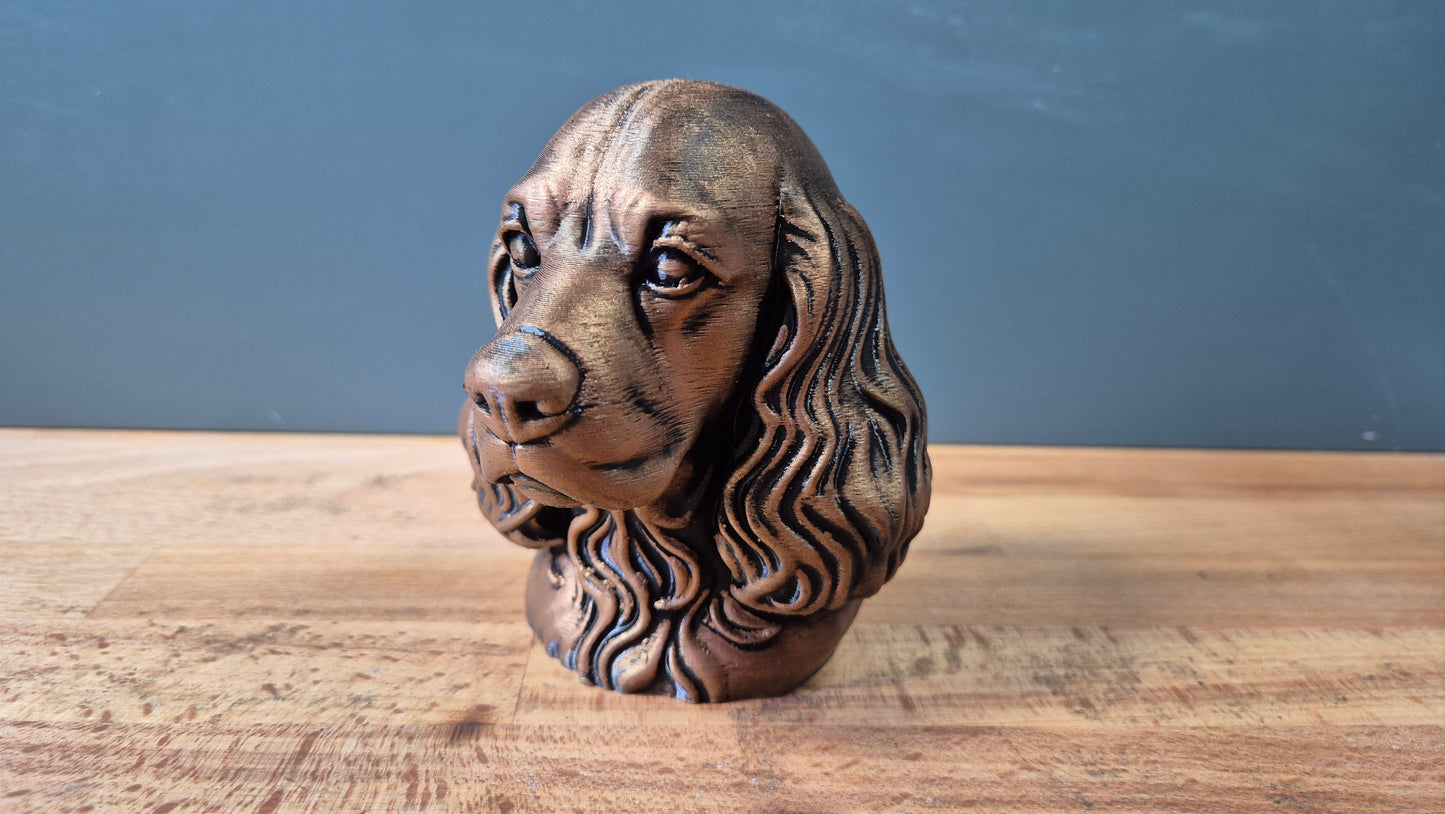 American Cocker Spaniel Bust