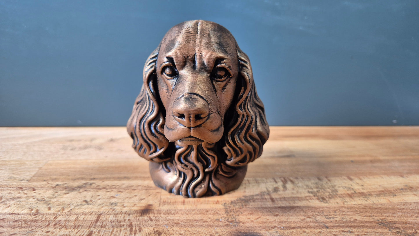 American Cocker Spaniel Bust