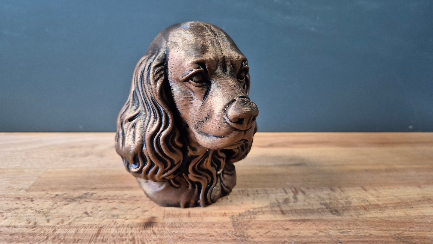American Cocker Spaniel Bust