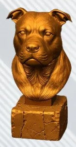 American Staffordshire Terrier (AmStaff) Bust