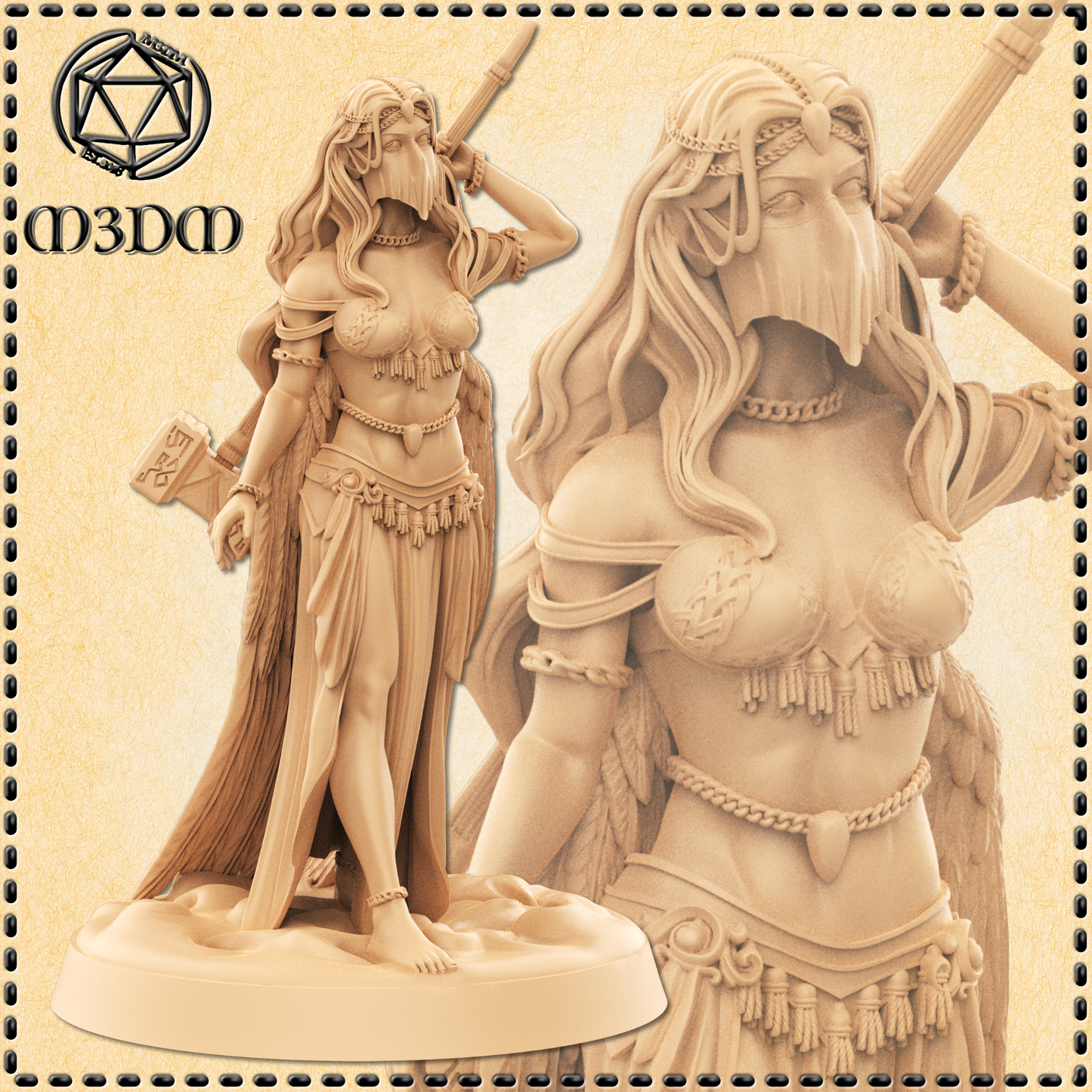 Dungeons & Dragons Angelic Belly Dancer Miniature