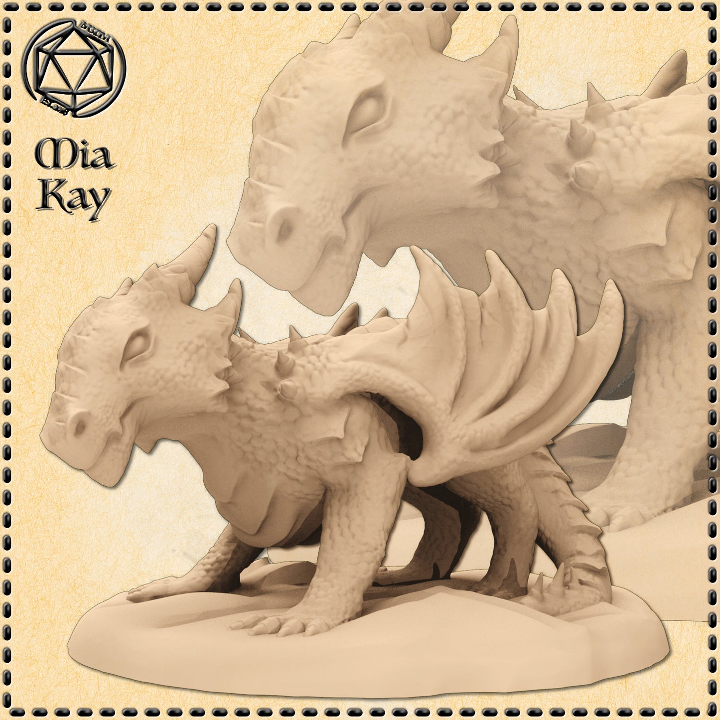 Dungeons & Dragons Angry Baby Dragon Miniature