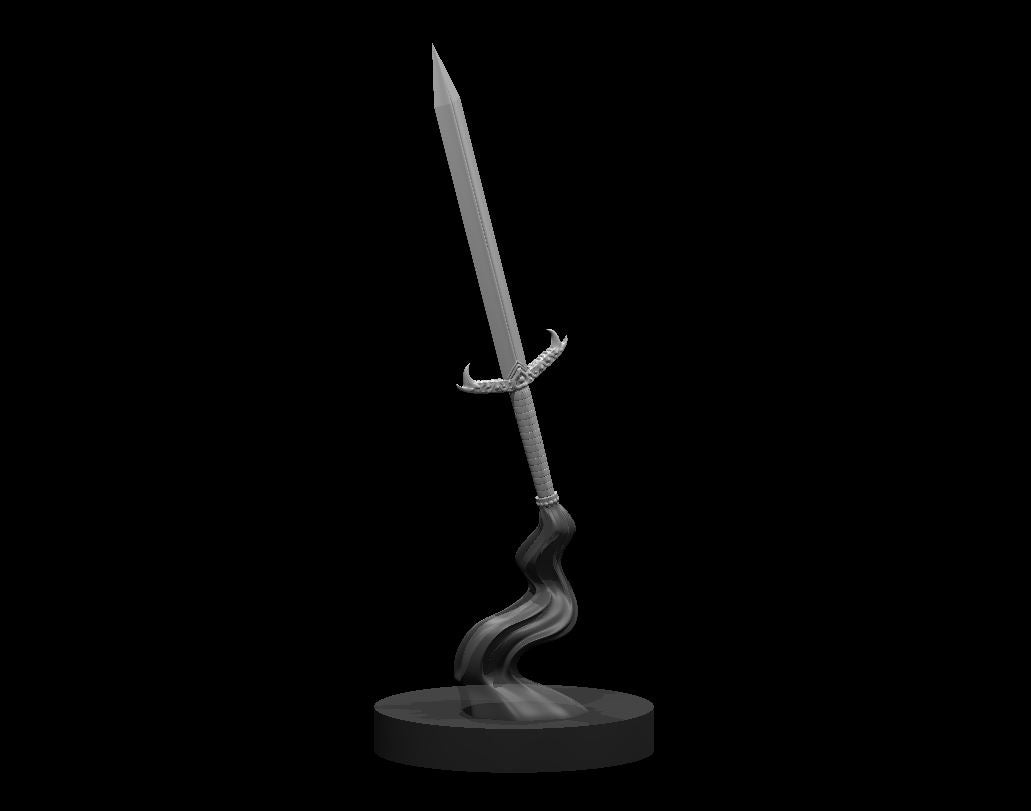 Dungeons & Dragons Animated Flying Sword Miniature
