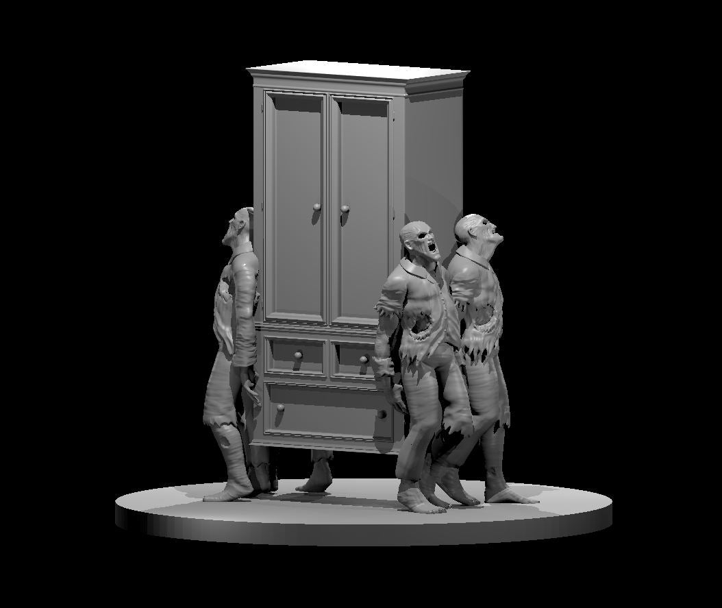 Dungeons & Dragons Armoire Zombies Miniature