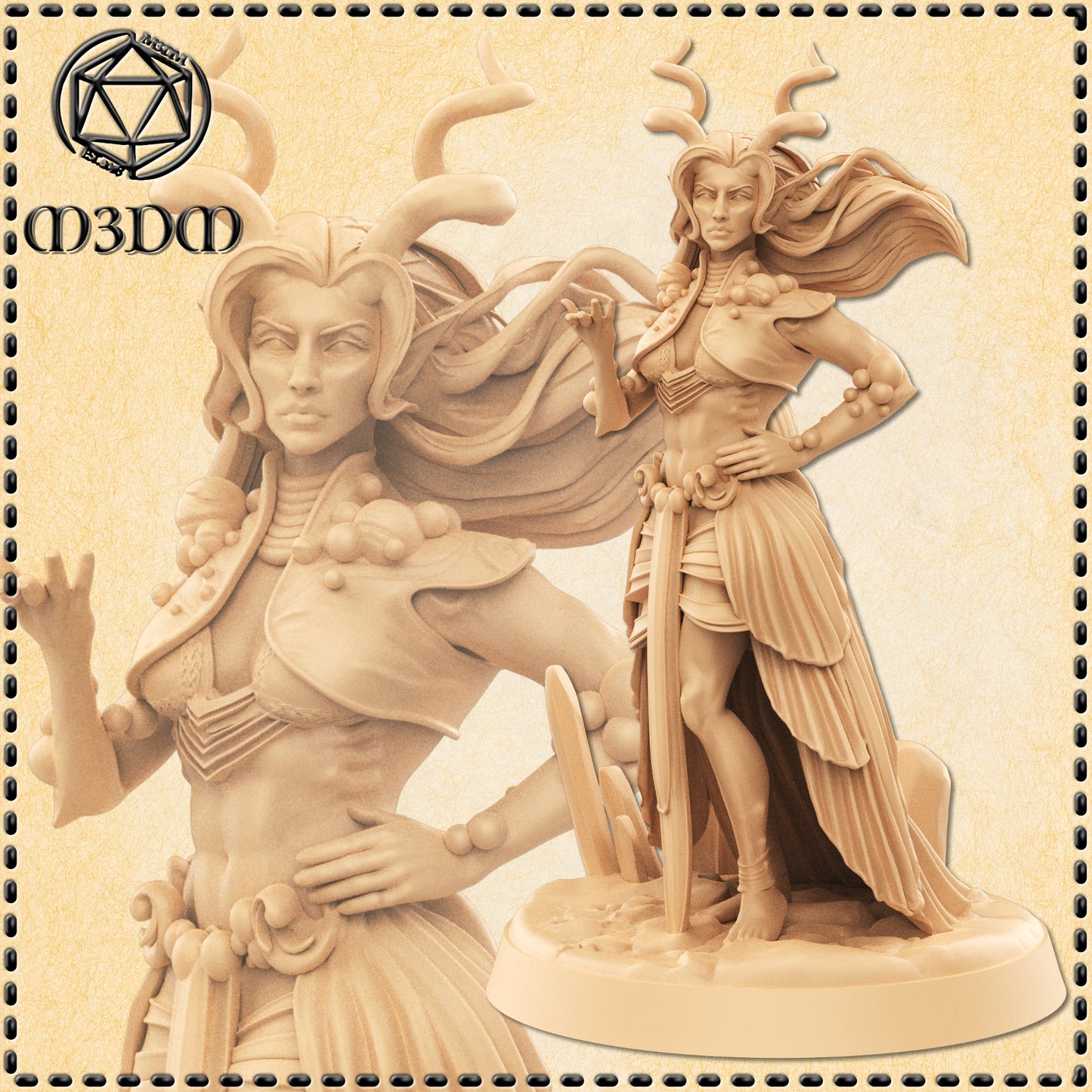 Dungeons & Dragons Astral Djinni Miniature