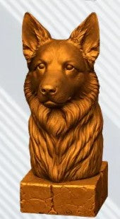 Australian Kelpie Bust